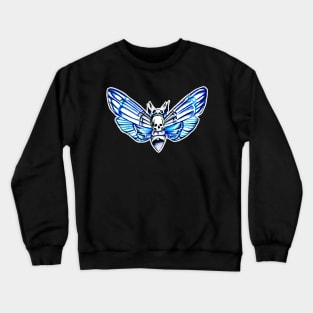 crystal deaths head moth Crewneck Sweatshirt